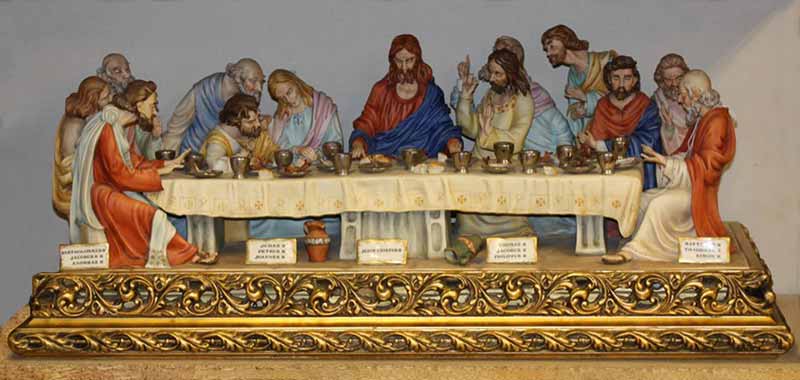 Capodimonte Last Supper Repair Capodimonte Last Supper Repair